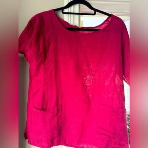 An all Linen Francesca Bettini shirt